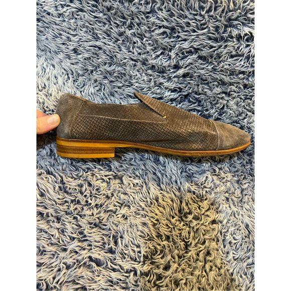 Jeffrey Campbell Ibiza Cap Toe Taupe Suede Loafers Barkley Shoes, Sz 7, MP $165 - Picture 1 of 10